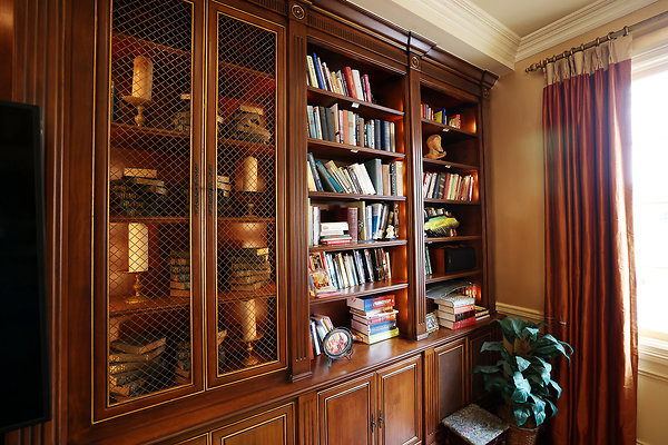 Great Room Library 0191
