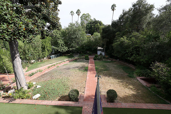 Front Yard from Front Balcony 0213