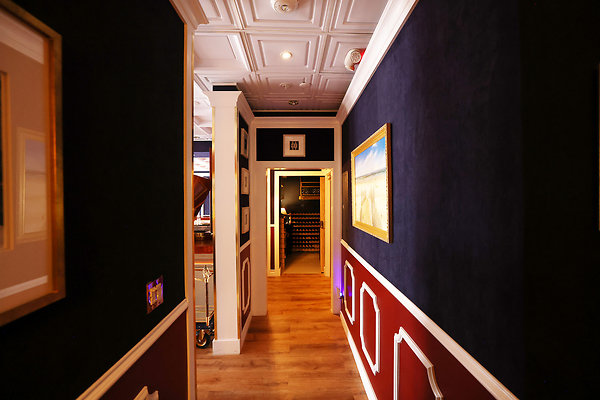 914A Hallway w WIne Cellar Door Open 0040