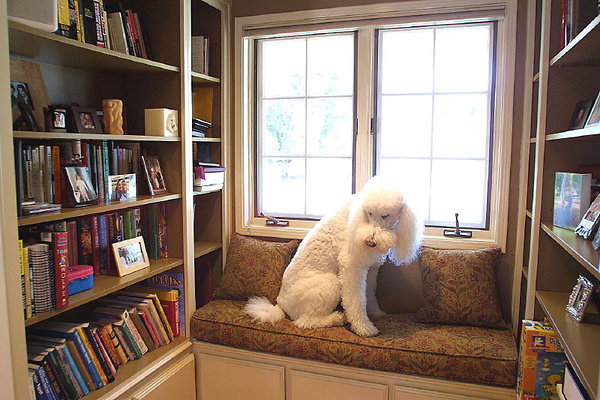 Living Room Library Bench 0086 8 1