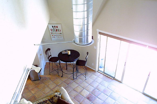 Breakfast Nook from above