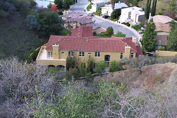 View of Home rear from above hill 0252 25 1