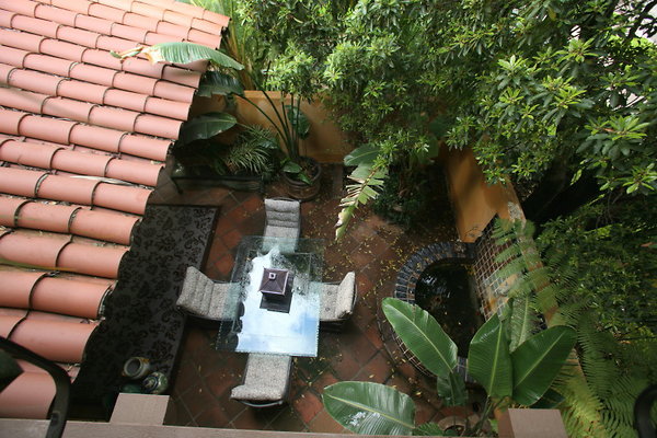 Courtyard from Master Bedroom Balcony 0085 1