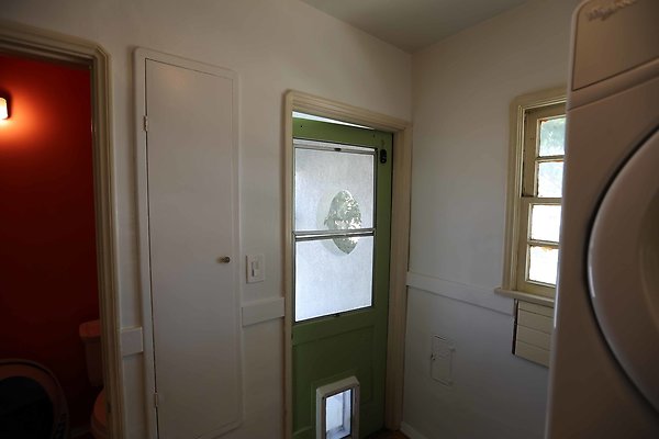 Laundry Room Rear Door 0082