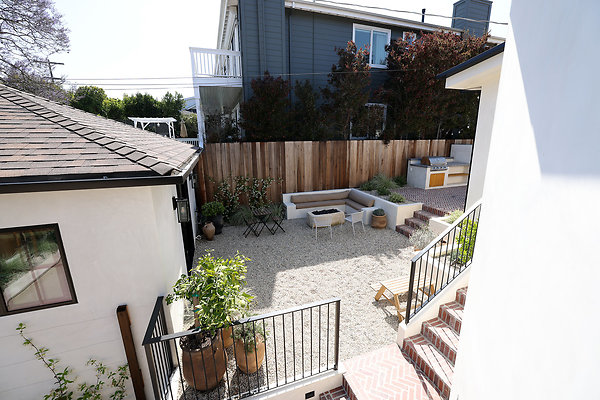 966A Fire Pit Patio from Master Bedroom Balcony 0111